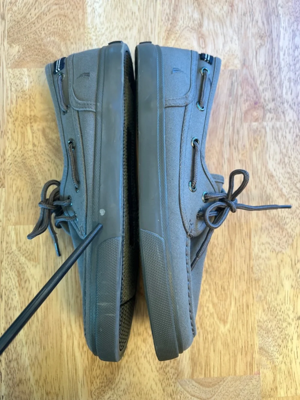 Nautica Spinnaker Youth Gray Boat Shoes US size 5 or EU 37 - Picture 10 of 14